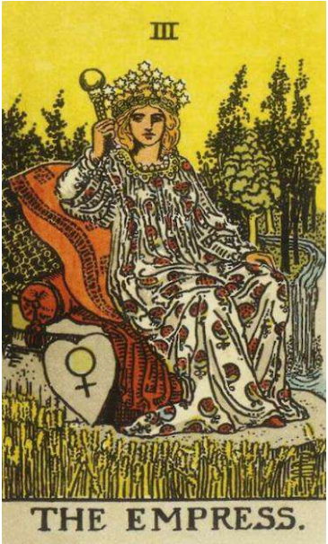 Tarot number 3 THE EMPRESS 1 1