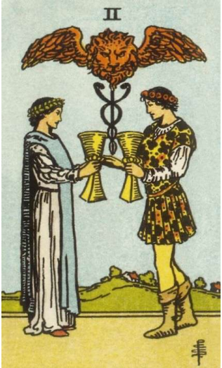 TWO of CUPS 1