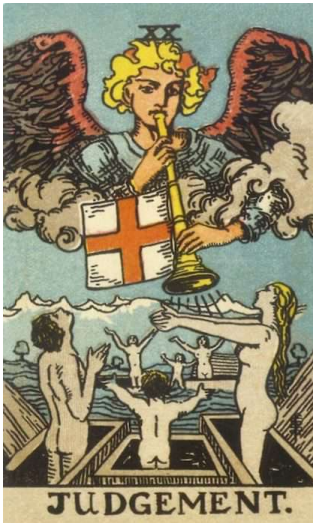 Tarot number 20 THE JUDGEMENT 1