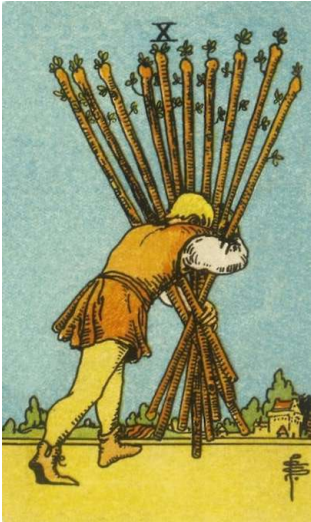 10. TEN OF WANDS 1