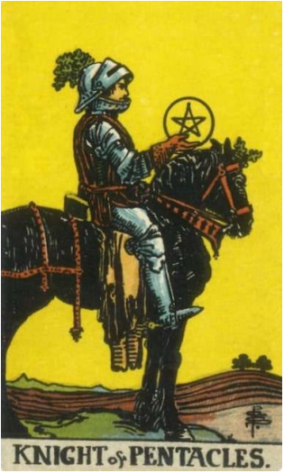 12. NIGHT OF PENTACLES 1